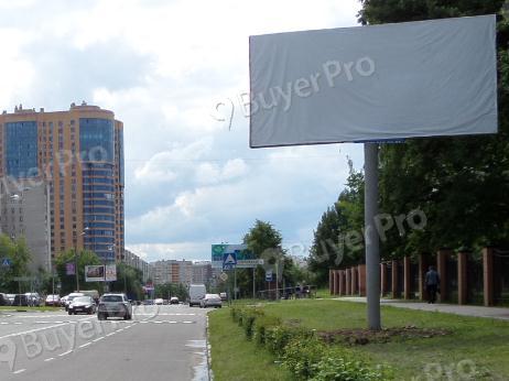 Рекламная конструкция Юбилейный пр-т, через дорогу, напротив д.34 (Фото)