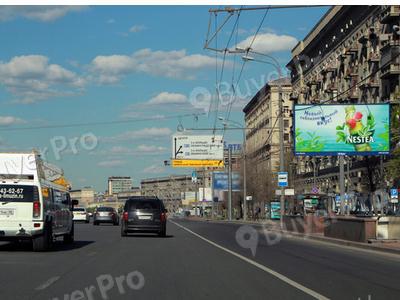 Рекламная конструкция Кутузовский пр-т  43 (пл. Победы) (Фото)