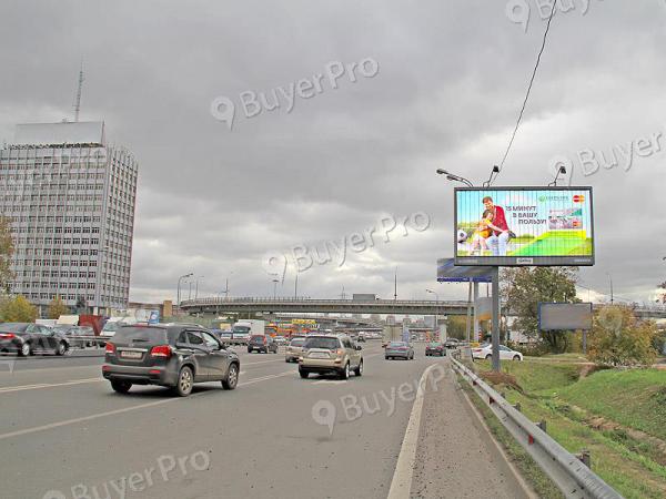 Рекламная конструкция Ленинградское ш-е, пересечение с МКАД (Фото)