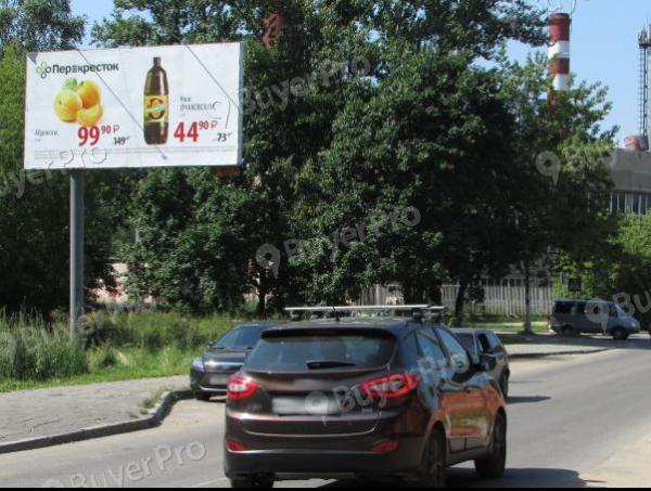 Рекламная конструкция г. Щелково, ул. Комсомольская, 20м до пересечения с ул. Сиреневая (Фото)