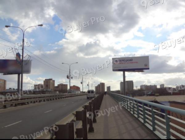 Рекламная конструкция г. Люберцы, Комсомольский  проспект, 500 м от Октябрьского проспекта (левая сторона по ходу движения от  Октябрьского проспекта) (Фото)