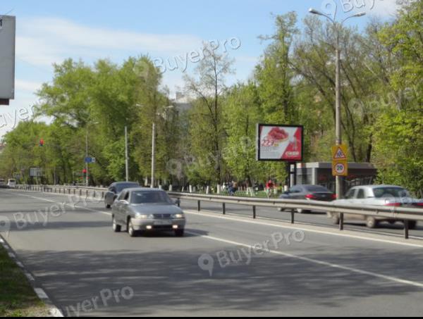 Рекламная конструкция г. Люберцы, Октябрьский проспект,  начало д. 53 (левая сторона по ходу движения из Москвы) (Фото)