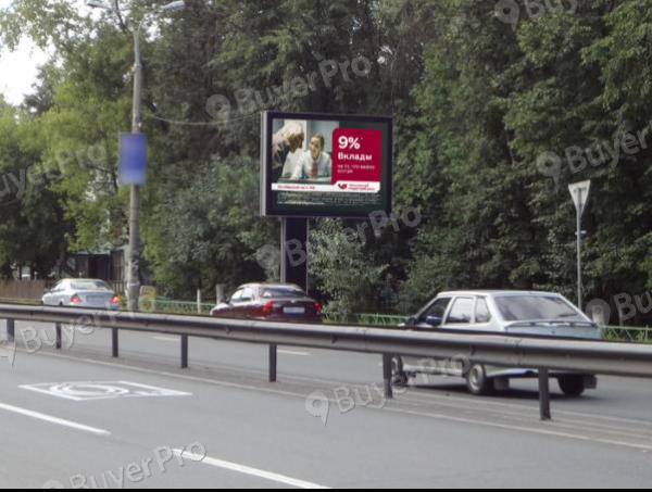 Рекламная конструкция г. Люберцы, Октябрьский проспект,  д. 91 (левая сторона по ходу движения из Москвы) (Фото)