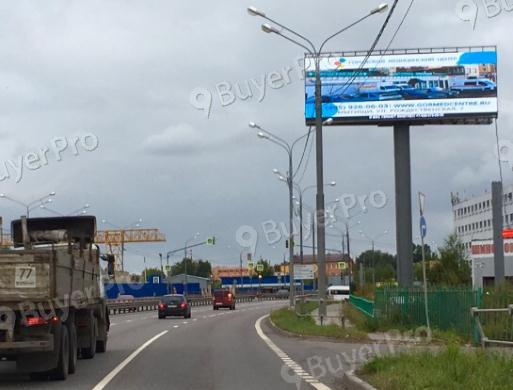 Рекламная конструкция Мытищи, Волковское шоссе 15А видеоэкран (Фото)