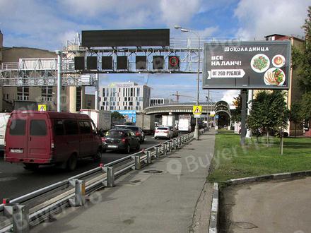 Рекламная конструкция Автозаводская улица, дом 19, ТТК (Фото)