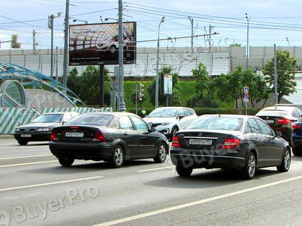 Рекламная конструкция Комсомольский проспект, пересечение с улицей Хамовнический Вал, дом 18 (Фото)