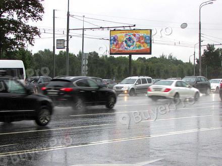 Рекламная конструкция Каширское шоссе, напротив дома 30, пересечение с проспектом Андропова (Фото)