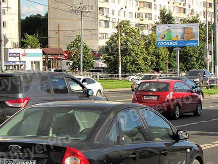Рекламная конструкция Алтуфьевское шоссе, пересечение с улицей Хачатуряна (Фото)
