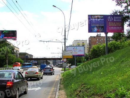 Рекламная конструкция Дмитровское шоссе, после пересечения с улицей Руставели (Фото)