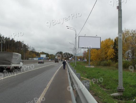 Рекламная конструкция М-1 «Беларусь», 19км+250м / до поворота на Можайское шоссе, поз. 2, левая сторона (Фото)