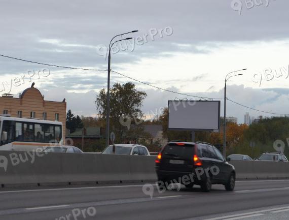 Рекламная конструкция М-1 «Беларусь», 19км+080м / после поворота на Можайское шоссе, АЗС Лукойл, левая сторона (Фото)