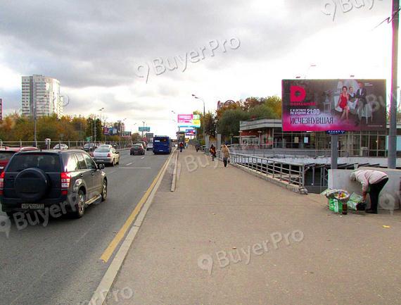 Рекламная конструкция Рублевское шоссе, пересечение с Молдавской улицей (Фото)