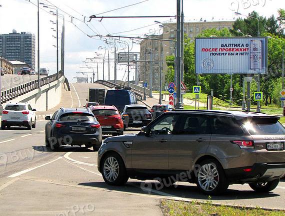 Рекламная конструкция Волоколамское шоссе, после пересечения с улицей Пехотная ТРИВИЖН (Фото)