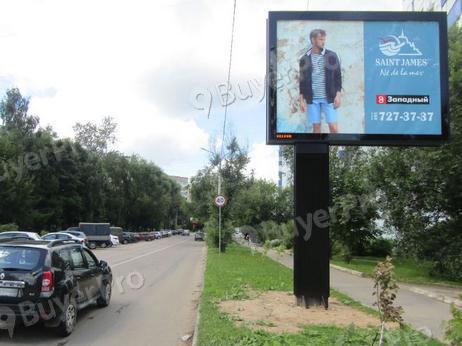 Рекламная конструкция г. Солнечногорск, ул. Дзержинского напротив дома 21/24. (Фото)
