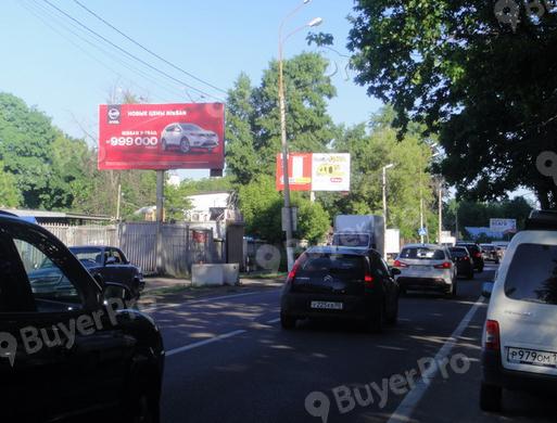 Рекламная конструкция г. Мытищи, ул. Трудовая, д. 31 (50 м после выезда с АЗС ТНК) (Фото)