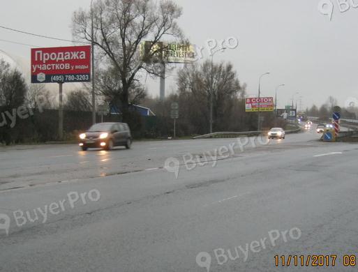Рекламная конструкция Дмитровское шоссе, 27км + 100 м, правая сторона по ходу движения из Москвы (Фото)