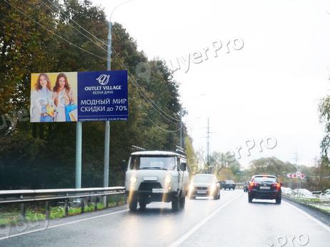 Рекламная конструкция Николина Гора, км 01+443, право, по направлению от Ильинского шоссе к РУШ, 292B (Фото)