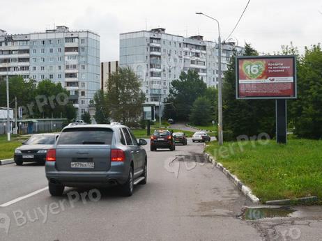 Рекламная конструкция г. Подольск, Ленинградский проезд, около д. 1, CB39A2 (Фото)