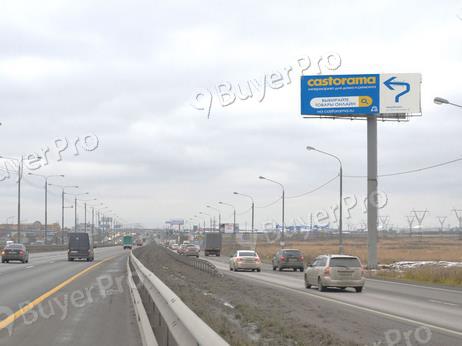 Рекламная конструкция М2 Крым (Симферопольское шоссе), км 33+900 право (км 13+000 от МКАД), в область, S49A (Фото)