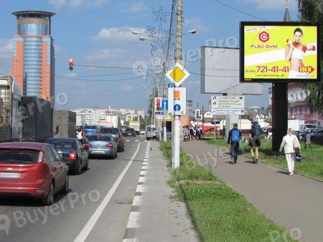 Рекламная конструкция г. Щелково, Пролетарский пр-т, напротив д.12 (Фото)