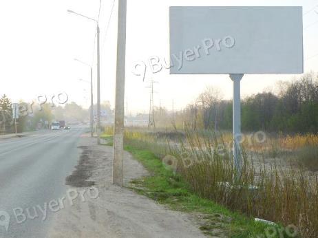 Рекламная конструкция г. Дмитров ул. Махалина, напротив д.15 (школа №4) без подсвета (Фото)