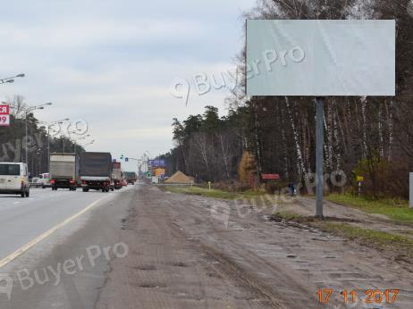 Рекламная конструкция Горьковское шоссе Горьковское шоссе (М7 - Волга) 25км 300м, правая без подсвета (Фото)