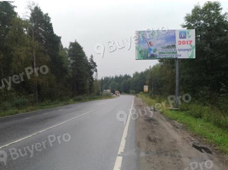 Рекламная конструкция Донинское шоссе, в 50 метрах при съезде с Егорьевского шоссе в сторону г. Раменское (Фото)