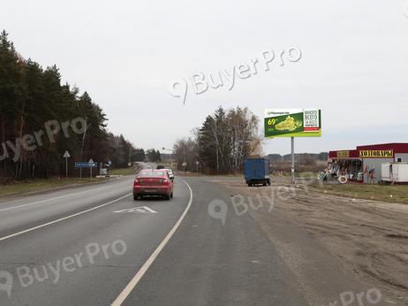 Рекламная конструкция а/д А-107 Егорьевское ш. - Бронницы, 23 км + 610 м, слева (поворот на Никулино) (Фото)