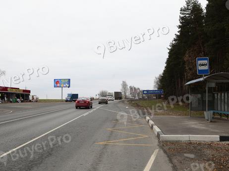 Рекламная конструкция а/д А-107 Егорьевское ш. - Бронницы, 23 км + 610 м, слева (поворот на Никулино) (Фото)
