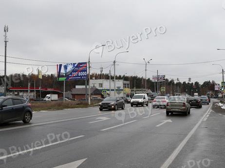 Рекламная конструкция Жуковское шоссе, право (поворот на Островецкое ш.) (Фото)