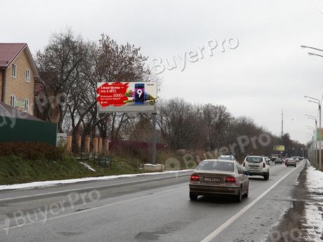 Рекламная конструкция Жуковское шоссе, право (Садовый центр) (Фото)
