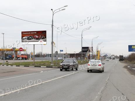 Рекламная конструкция Егорьевское шоссе, 35+740, право (перед магазином Пятерочка) (Фото)
