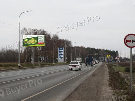 Рекламная конструкция а/д А-107 Егорьевское ш. - Бронницы, 18 км + 550 м, слева (Фото)