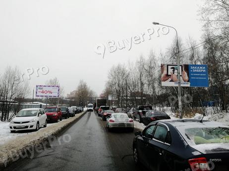 Рекламная конструкция с/пос Развилковское, 170м, до Каширское ш., справа (Фото)