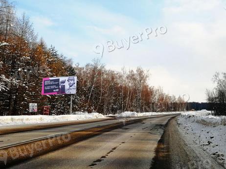 Рекламная конструкция Зелёное ш., 1 км + 250 м (от Каширское ш.), слева (Фото)
