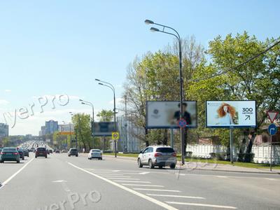 Рекламная конструкция Кутузовский пр-т  40А-48, 100 м до моста через Минскую ул., поз. 2 (ТГ Времена года) (Фото)