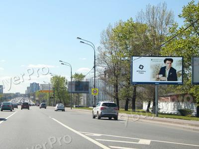Рекламная конструкция Кутузовский пр-т  40А-48, 100 м до моста через Минскую ул., поз. 1 (ТГ Времена года) (Фото)
