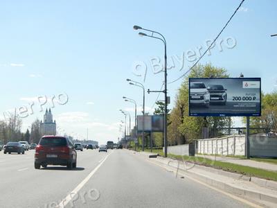 Рекламная конструкция Кутузовский пр-т  38-40А, 350 м после Х с ул. Генерала Ермолова (Фото)