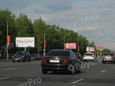 Рекламная конструкция Кутузовский пр-т  40А, 450 м до съезда на ул. Минская (Фото)
