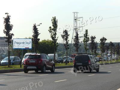 Рекламная конструкция Варшавское ш. 450 м до Х с МКАД (строймаркет К-Раута, Каширский Двор-3) (Фото)