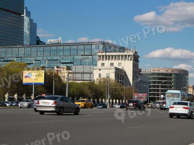 Рекламная конструкция Кутузовский пр-т  36А, выезд с ТТК (Фото)
