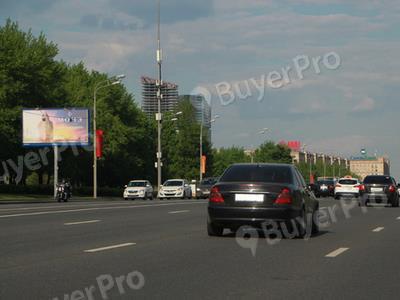 Рекламная конструкция Кутузовский пр-т  40А, 650 м до съезда на ул. Минская (Фото)