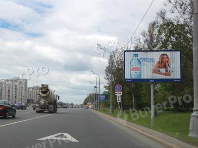 Рекламная конструкция Кутузовский пр-т  52, 400 м до Х с Рублевским ш. (призмавижн) (Фото)