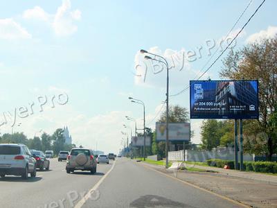 Рекламная конструкция Кутузовский пр-т  38-40А, 250 м после выезда с ул. Барклая (призмавижн) (Фото)