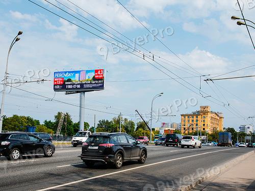 Рекламная конструкция Энтузиастов шоссе, д.26\ м. Авиамоторная, в центр\ B (Фото)