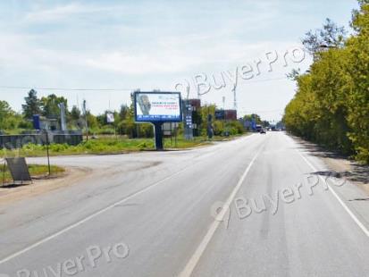 Рекламная конструкция г. Серпухов, Московское шоссе, 18м от поворота на ООО «УРСА Серпухов» (Фото)