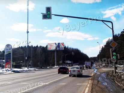 Рекламная конструкция Волоколамское ш., 30,3 км, (12,8 км от МКАД), слева, поворот на Аникеевку (Фото)