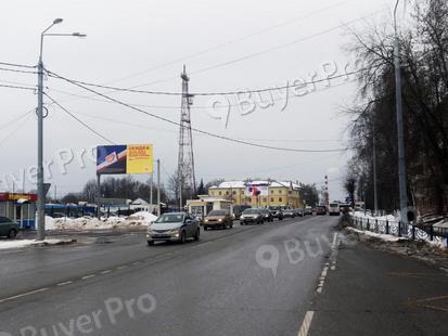 Рекламная конструкция г.Клин, ул. К. Маркса, лево (Фото)