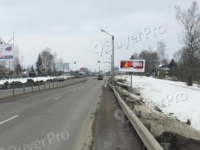 Рекламная конструкция Волоколамское шоссе, 49 км + 150 м, при движении в область, справа (Фото)