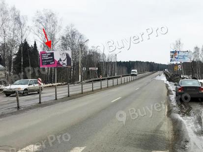 Рекламная конструкция Волоколамское шоссе, 49 км + 150 м, при движении в область, справа (Фото)